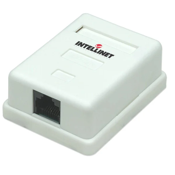[IWP-MD_SC-1FT] Presa a Muro con Frutto RJ45 Cat. 5E UTP Beige