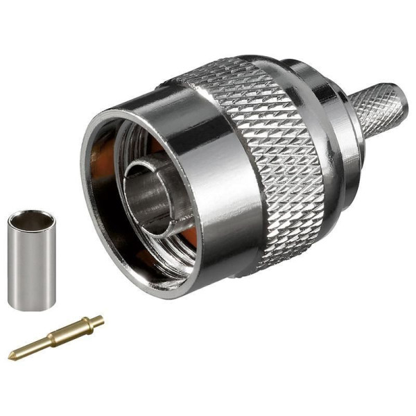[IADAP_WL-NM] Connettore a Crimpare N Maschio per Cavo RG58