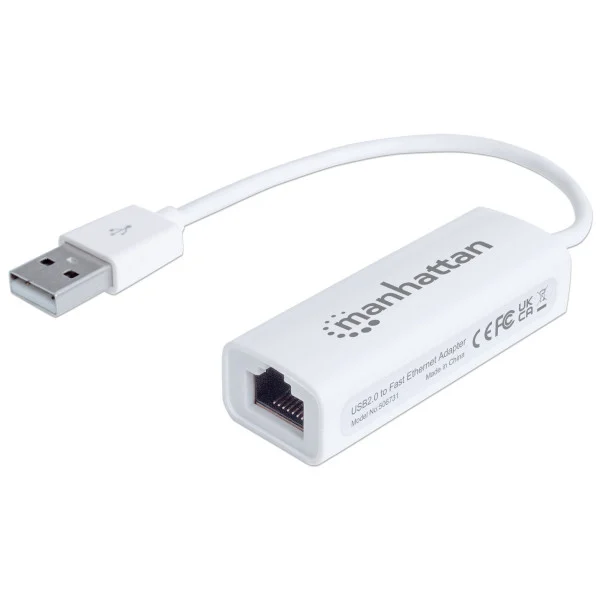 [IDATA_ADAP-USB2] Adattatore USB 2.0 con porta Ethernet LAN 100Mbps