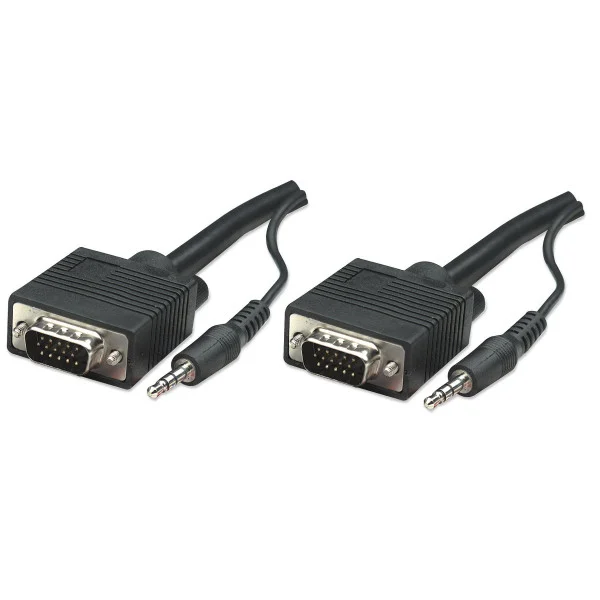 [ICOC_SVGA-G-018] Cavo SVGA con Audio  1,8 mt