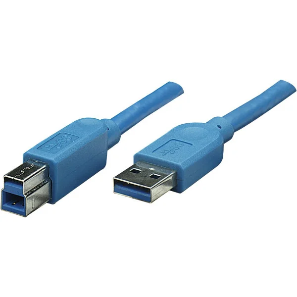 Cavo USB 3.0 A maschio/B maschio 1 m blu
