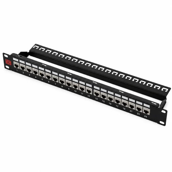 Pannello Patch STP 24 Posti RJ45 cat. 6A