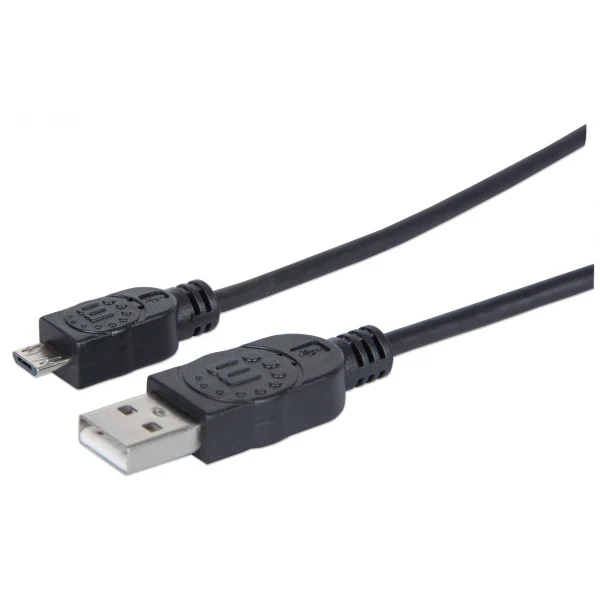 [ICOC_MUSB-A-010] Cavo USB 2.0 A maschio/Micro B maschio 1m Nero