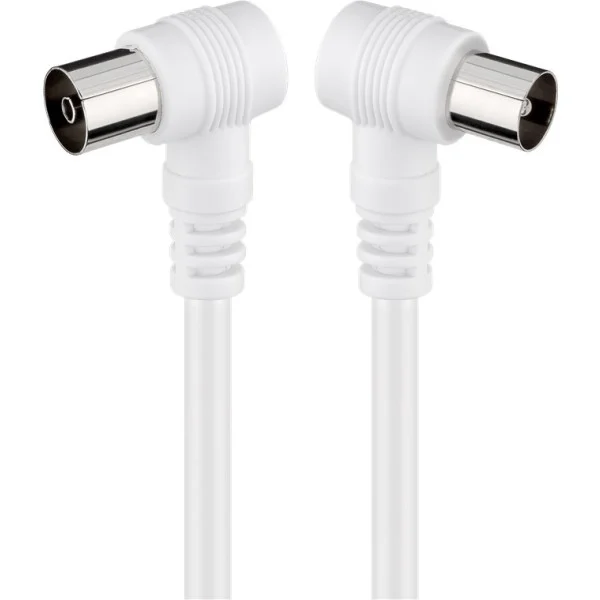 Cavo Antenna TV M/F 1,5 mt  angolato 90&deg;
