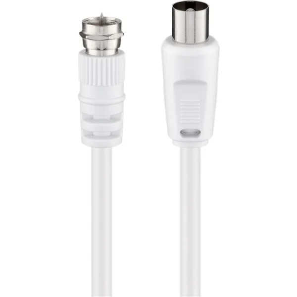 Cavo Antenna TV F/IEC M/M 2,5 mt