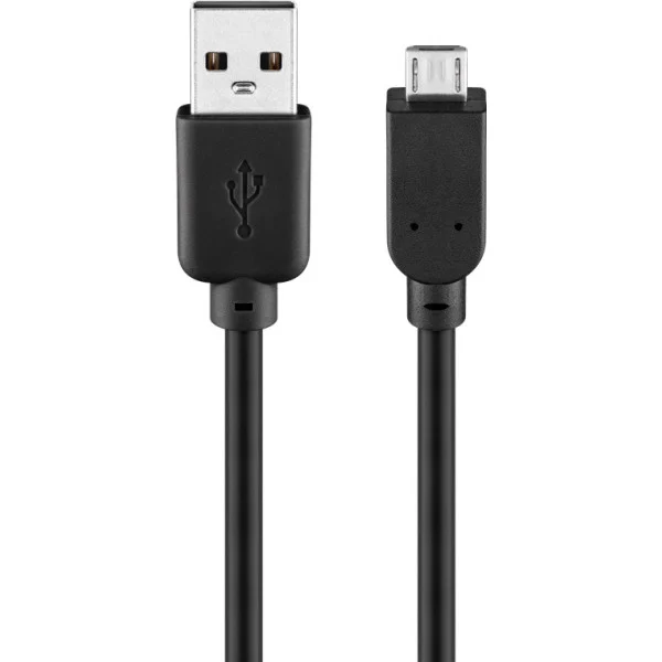 [ICOC_MUSB-A-050] Cavo USB 2.0 A maschio/Micro B maschio 5m Nero