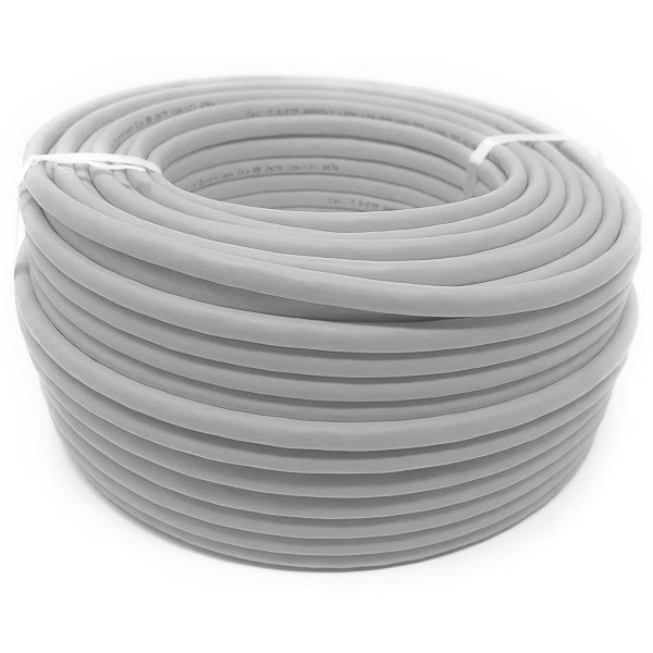 Matassa S/FTP Cavo Cat.6 CCA 100m Rigido Grigio