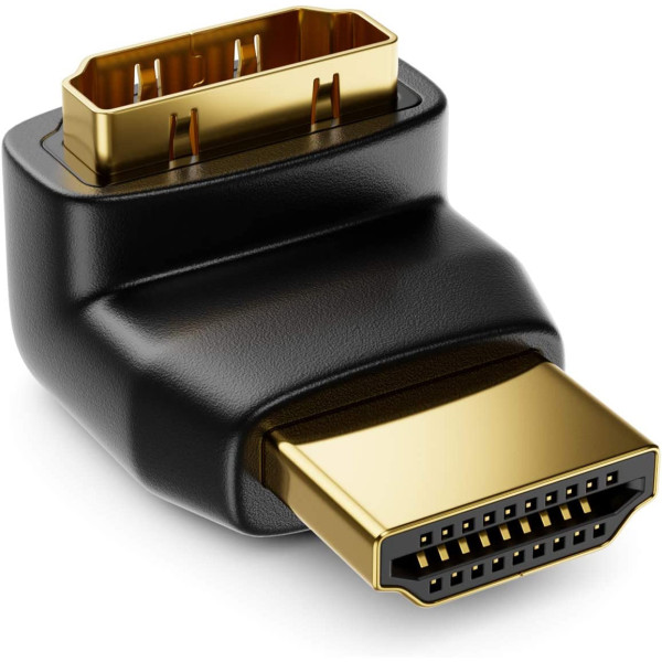 [IADAP_HDMI-L] Adattatore HDMI™ Maschio / Femmina 90&deg; Verso il Basso