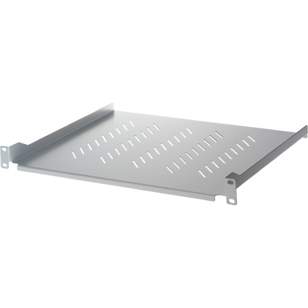 Mensola per Rack 19'' 400 mm 1U Grigia 2 punti