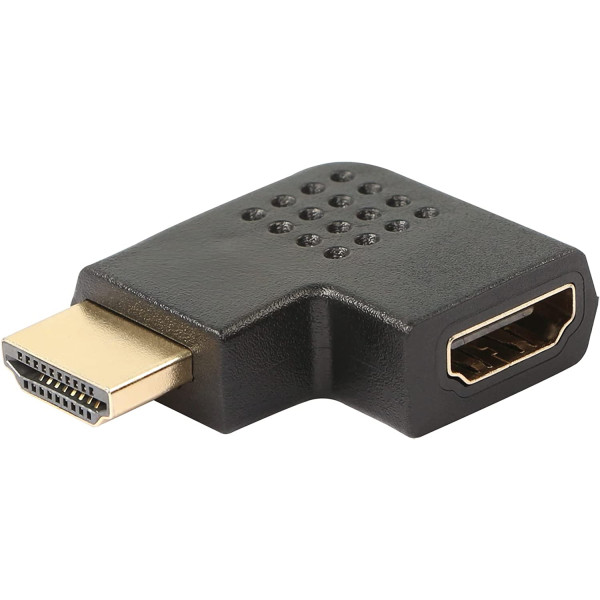 [IADAP_HDMI-R] Adattatore HDMI Maschio / Femmina Angolato 90&deg;