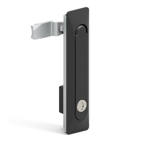 [I-CASE_MAN-2] Maniglia Girevole per Porta Armadi Rack Nera