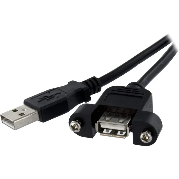 [ICOC_U-AB-010-PNL] Cavo USB 2.0 A Maschio/A Femmina da Pannello 1 m