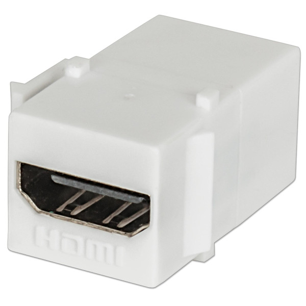 [IWP-ADAP-HDMIW] Adattatore Keystone HDMI F/F Tipo A per Pannelli Patch Bianco
