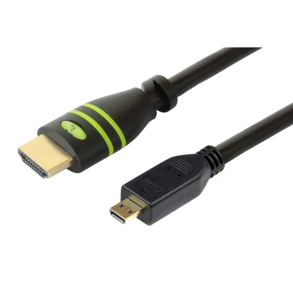 [ICOC_HDMI-4-AD5] Cavo HDMI™ Highspeed con ethernet channel 1.4 A M/ Micro D M, 5 m