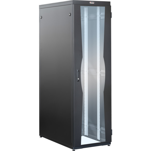 [I-CASE_FP-4206BKX] Armadio NetRack 19'' 600x600 42 Unit&agrave; Nero da Assemblare