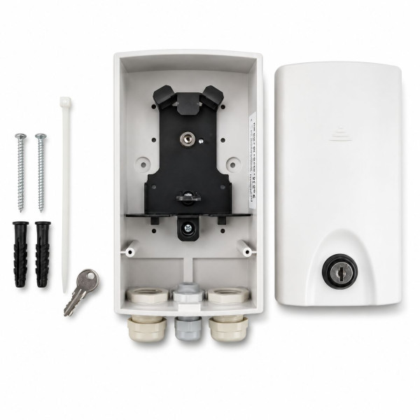 [I-CASE_FO-SHIP54G] Scatola di Distribuzione Fibra Ottica Compatta IP54 SC/LC RAL7035