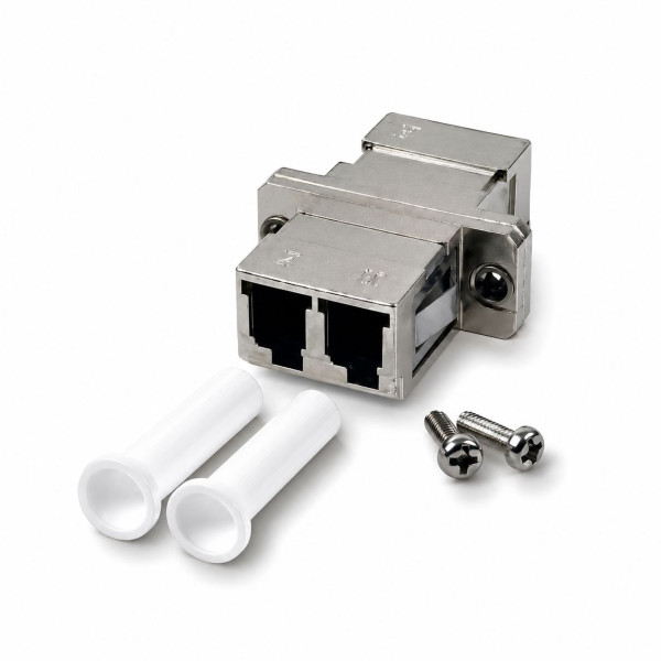 [ILWL-ADAP-LCSM] Adattattatore a bussola Duplex LC Monomodale in metallo