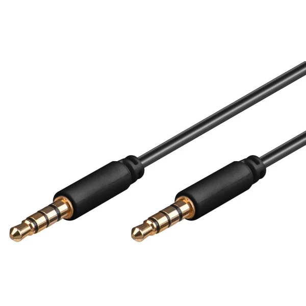 [ICOC_IPHONE-MM010BK] Cavo Audio 3,5 mm M/M iPhone, iPad, iPod 1 m