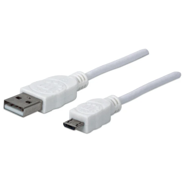 [ICOC_MUSB-A-010W] Cavo USB 2.0 A maschio/Micro B maschio 1m Bianco