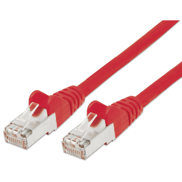 Cavo di rete Patch in rame Cat. 6 Rosso SFTP LSZH 1m