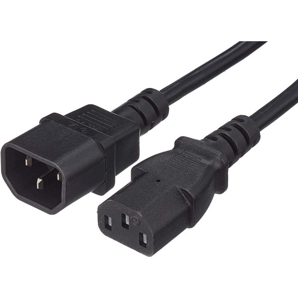 [ICOC_03-NC-05] Cavo Prolunga di Alimentazione VDE C13 F a C14 M 5 m nero