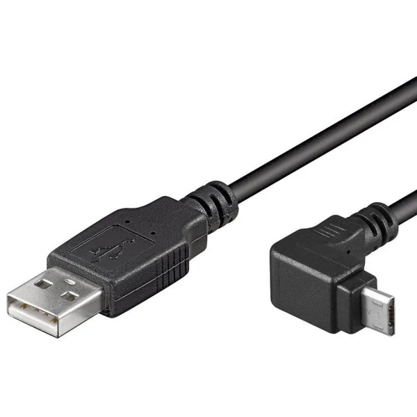 [ICOC_MUSB-A-018ANG] Cavo USB A Maschio a MICRO B Maschio Angolato 1,8m