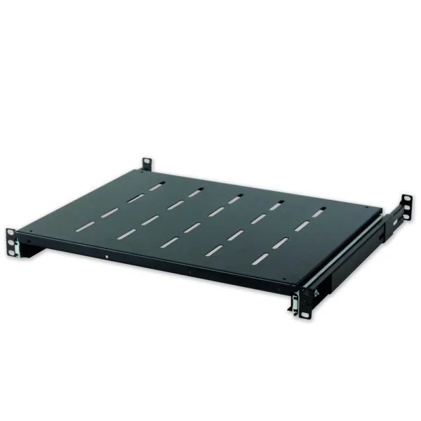 [I-CASE_SLIDE-550B] Mensola per Rack 19'' Estraibile 550mm Nera