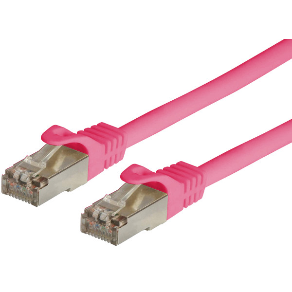 Cavo di rete Patch in CCA Schermato Cat. 6 Rosa F/UTP 2 m Bulk