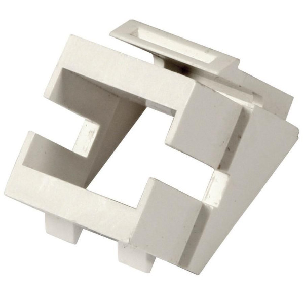 Adattatore Keystone SC/LC Simplex Bianco