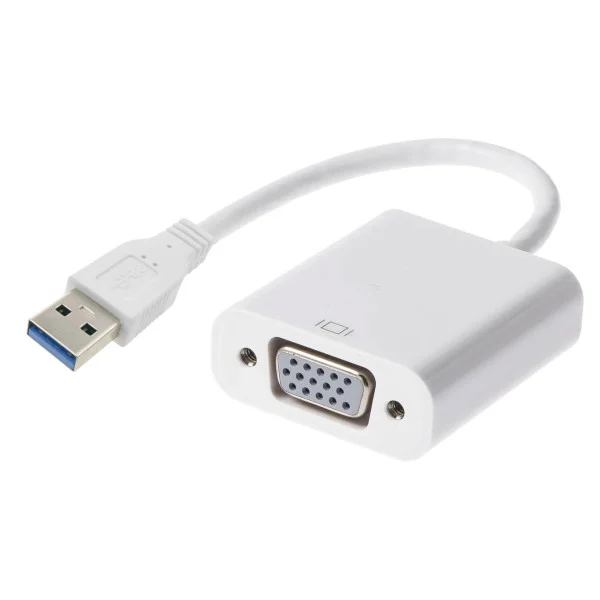 [IDATA_USB3-SVGA] Cavo Convertitore Adattatore da USB 3.2 USB A Maschio a VGA Femmina
