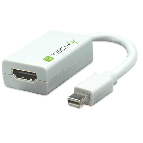 [IADAP_MDP-HDMIF] Adattatore Mini DisplayPort (Thunderbolt) 1.1 / HDMI 15cm Bianco