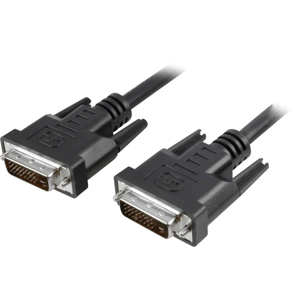 [ICOC_DVI-8100] Cavo Monitor DVI Digitale M/M Dual Link 1,8 m (DVI-D)