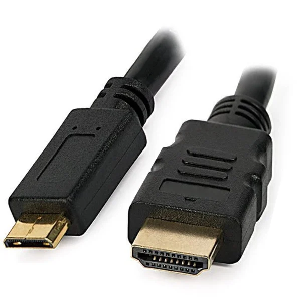 [ICOC_HDMI-B-050] Cavo High Speed Mini HDMI a HDMI Maschio/Maschio Nero, 5,0 m