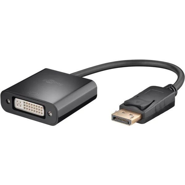 [ICOC_DSP-C-002F] Cavo Monitor DisplayPort Maschio a DVI-D Femmina 20 cm Nero