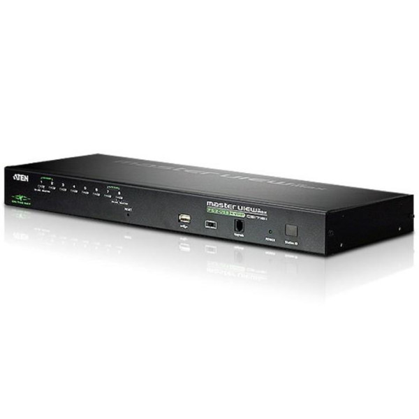 [IDATA_CS-1708I] Switch KVM USB-PS2 VGA Over IP 8 Porte con porta USB, CS1708I