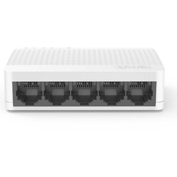 [I-SWHUB_S105] Switch Ethernet Desktop Compatto 5 Porte 10/100 Mbps Bianco, S105