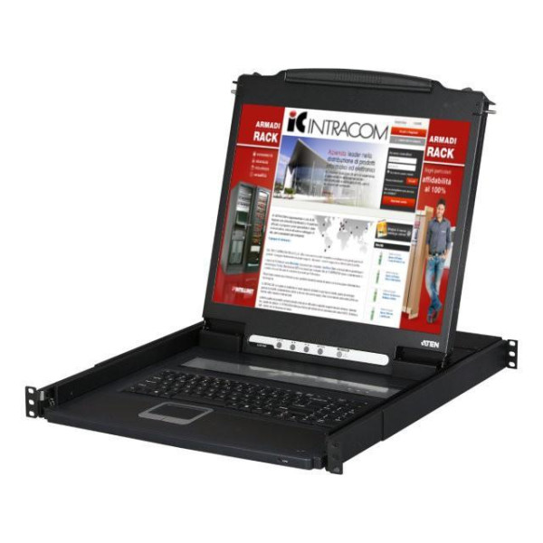 [IDATA_CL-1000M] Console USB-PS2 VGA con LCD 17'' da rack 19'', CL1000M