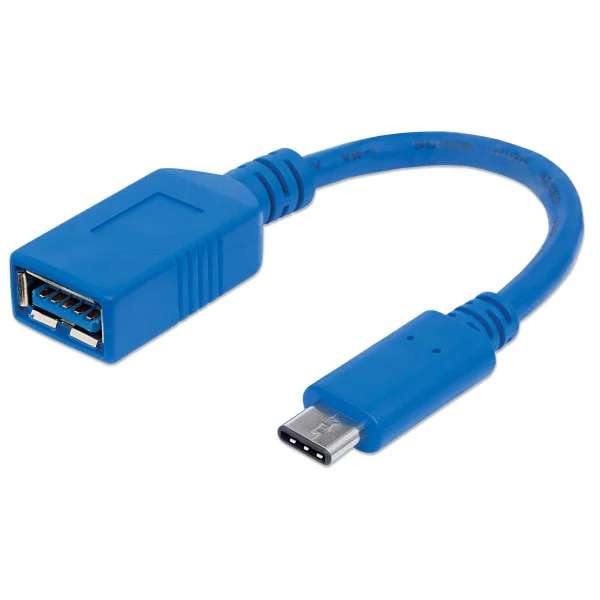 [ICOC_MUSB31-CMAF02] Cavo Superspeed USB A Femmina USB-C™ Maschio 15cm Blu