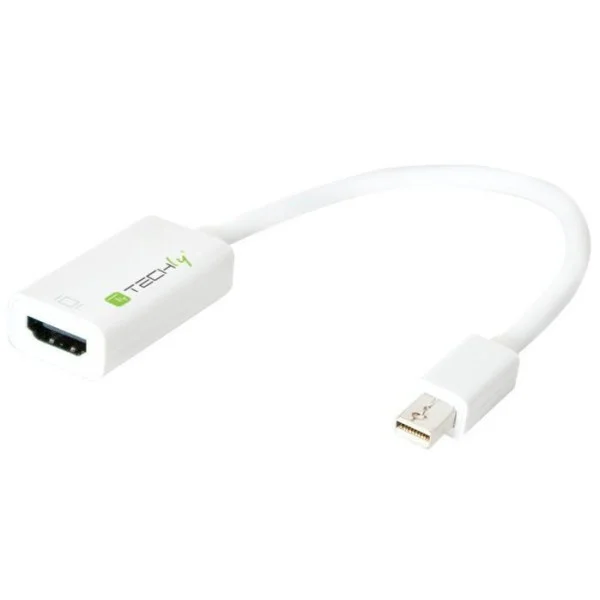 [IADAP_MDP-HDMIF12] Adattatore Mini DisplayPort (Thunderbolt) 1.2 / HDMI 15cm Bianco