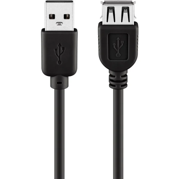 [ICOC_U2-AA-06-EX] Prolunga USB 2.0 Hi-Speed A maschio / A femmina 0.6 m