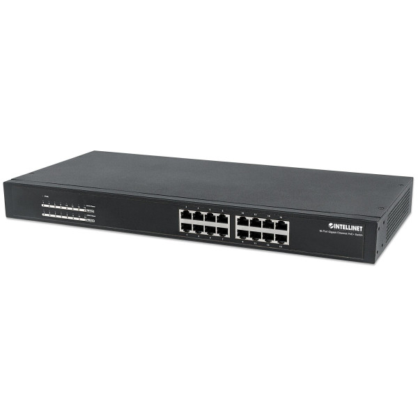 [ICNSP016] Switch Gigabit 16 Porte Ethernet PoE+ Nero