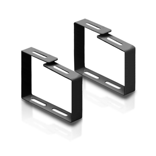 Anello Largo Passacavi per Armadi Rack Nero