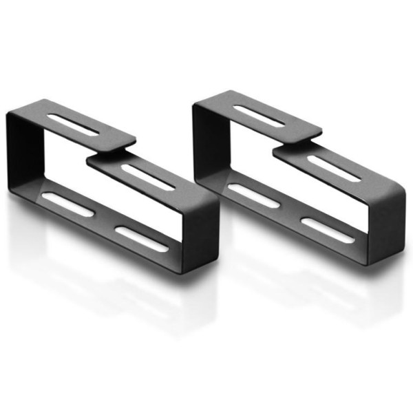 [I-CASE_RING-SLXB] Anello Stretto Passacavi per Armadi Rack Nero