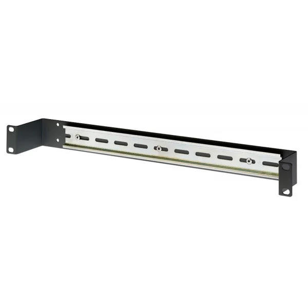 Contenitore Guida DIN 1U per Armadi 19'' Nero