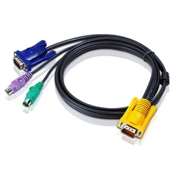[ICOC_2L-5203P] Cavo per KVM HD 15 PS2 a SPHD-15 3 metri, 2L-5203P