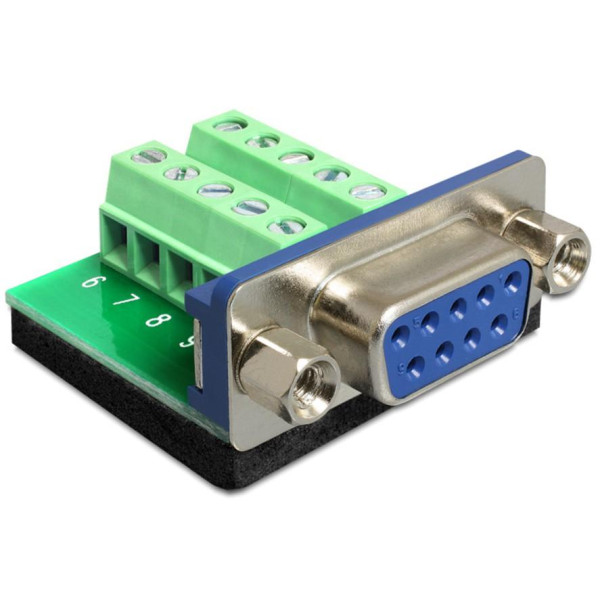 [IADAP_TB10-DB9F] Adattatore DB9 pin Femmina Terminal Block 10 pin