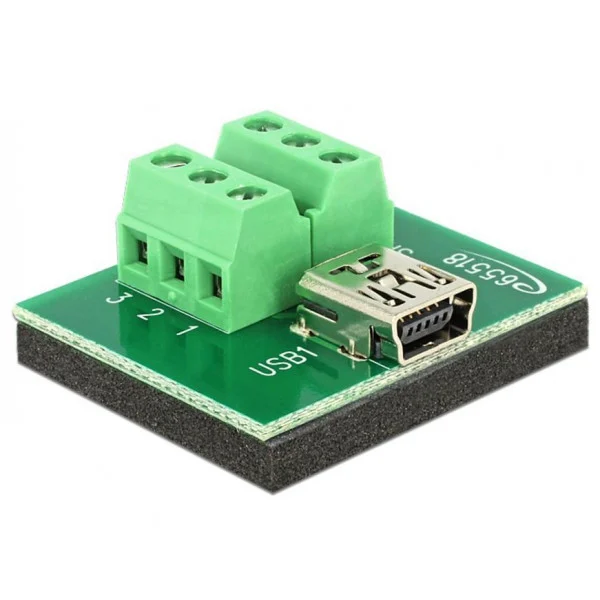 [IADAP_TB6-UMINIF] Adattatore Mini USB Femmina Terminal Block 6 pin
