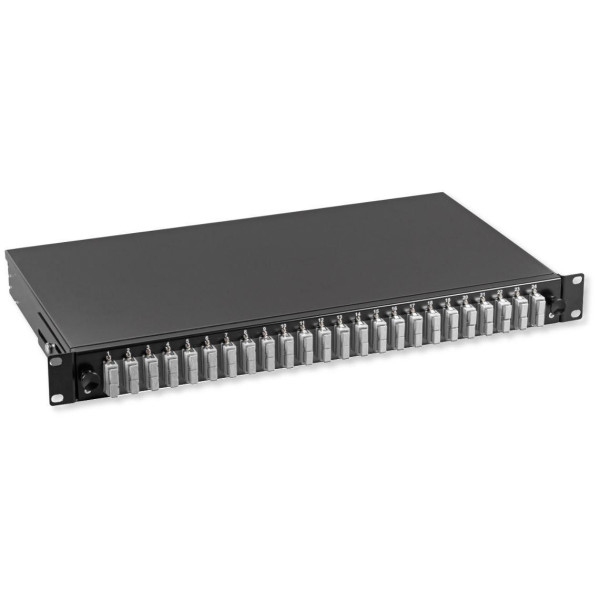 [ILWL_SB-DT-24SCDM] Cassetto Ottico 19'' con 24 bussole SC Duplex Multimodale OM2 Nero