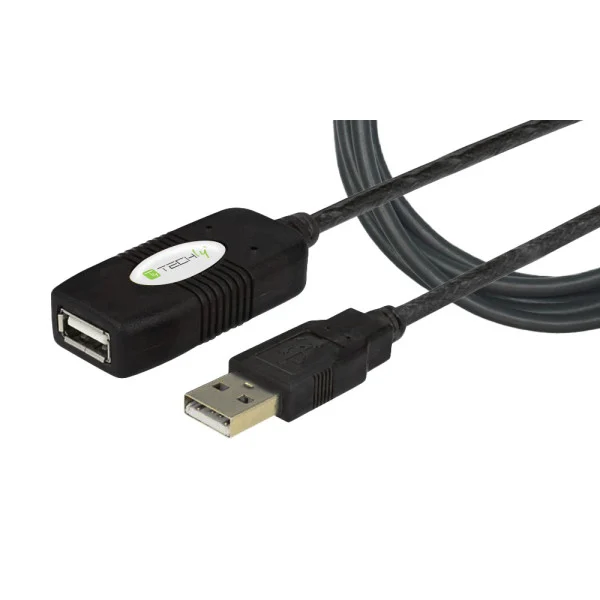 [IUSB-REP10TY] Cavo Prolunga Attivo Extender USB Hi Speed Estensore di Segnale 10m Nero
