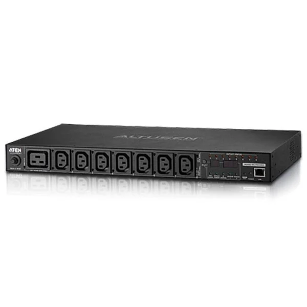 [I-CASE_PE-8208G] Multipresa Rack PDU 7xC13+C19 Misurazione PDU, Controllo Presa PE8208